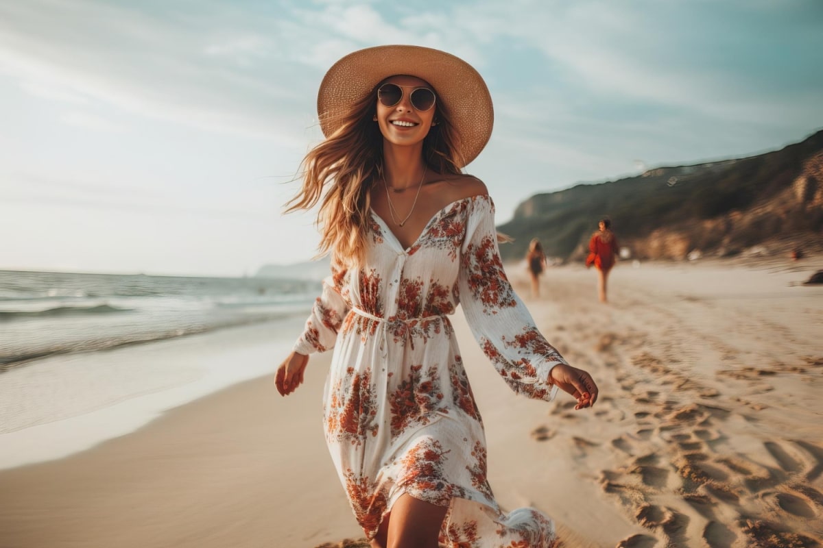 Outfit de playa para disfrutar las vacaciones en familia - Viva Mexico